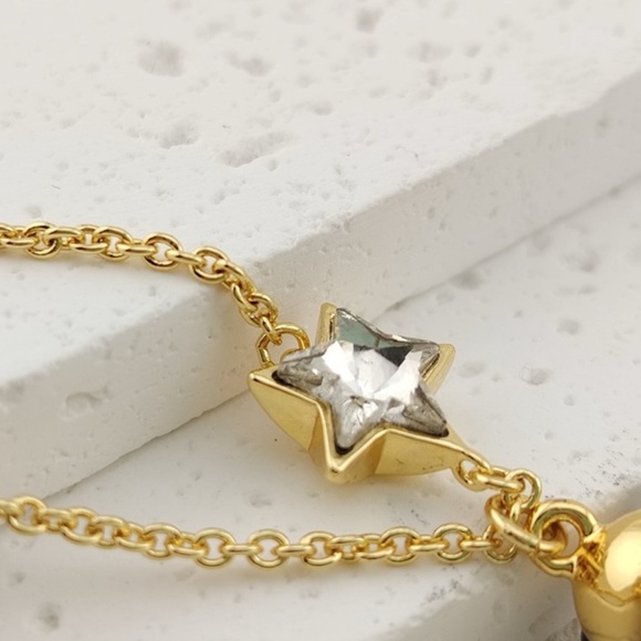 Coach Gold Snoopy Necklace with Star Charm - Picture 4 of 7